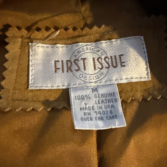 Vintage Brown Suede Fringe Western Jacket Womens M Cowgirl Pockets Cowboy USA - Picture 12 of 12